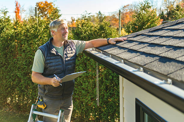 Professional Roofing technician working in New River, VA